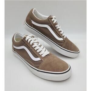 Vans Off the Wall Old Skool Men 8.5/Wo 10 Brown Canvas & Suede Sneakers Lace Up